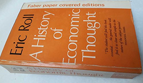 Imagen de archivo de A History of Economic Thought a la venta por Better World Books