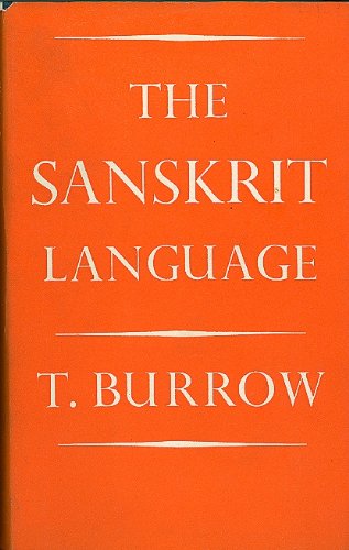 Imagen de archivo de The Sanskrit Language (Great Languages) a la venta por Anybook.com