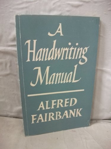 Imagen de archivo de A handwriting manual a la venta por ThriftBooks-Dallas