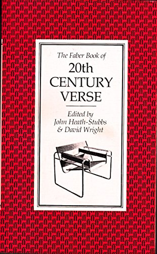 Stock image for The Faber Book of Twentieth Century Verse for sale by AwesomeBooks
