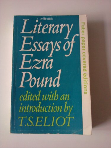 Stock image for Literary Essays of Ezra Pound for sale by HPB-Diamond