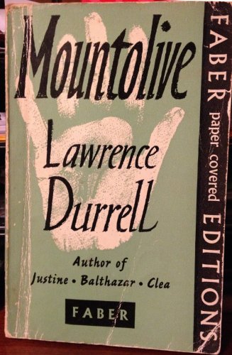 Mountolive by Durrell, Lawrence: Good (1963) First Edition. | Better ...