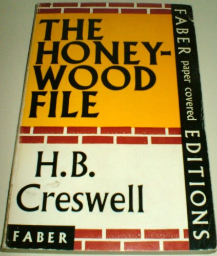 9780571058297: Honeywood File