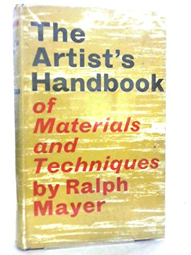 9780571059805: Artist's Handbook of Materials and Techniques