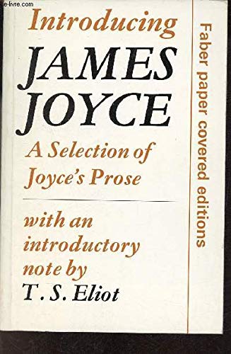 Introducing James Joyce: Selection of Joyce's Prose (9780571061068) by James Joyce
