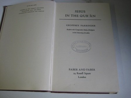 9780571063963: Jesus in the Qur'an