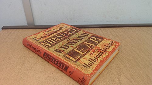 Beispielbild fr The Complete Nonsense of Edward Lear. Edited by Holbrook Jackson zum Verkauf von June Samaras