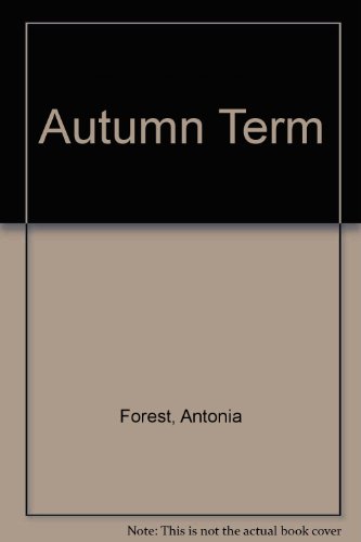 9780571065219: Autumn Term