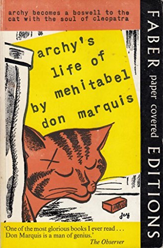 Stock image for Archy'S Life of Mehitabel for sale by WorldofBooks