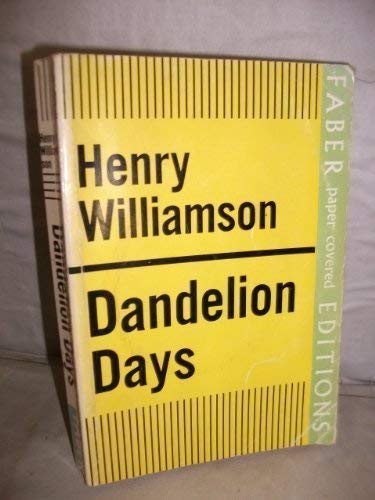 Imagen de archivo de Dandelion Days a la venta por Better World Books: West