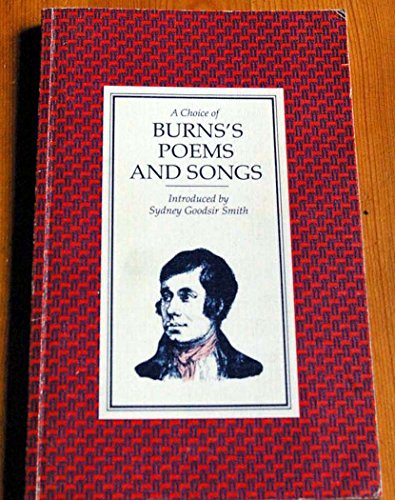 Stock image for Choice of Burns' Poems and Songs for sale by Wonder Book