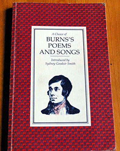 Stock image for A Choice of Burns's Poems and Songs for sale by Sarah Zaluckyj