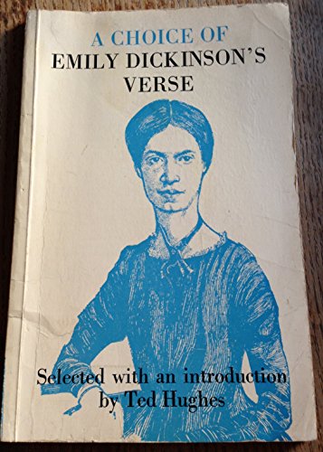 9780571082186: A Choice of Emily Dickinson's Verse - Selected with an introduction by Ted Hughes