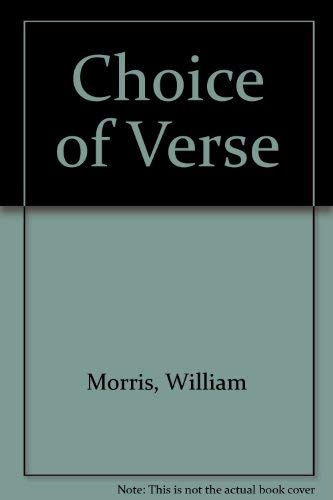 9780571084005: Choice of Verse