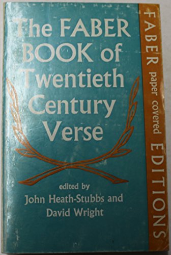 Stock image for Faber Book of Twentieth Century Verse for sale by Better World Books Ltd