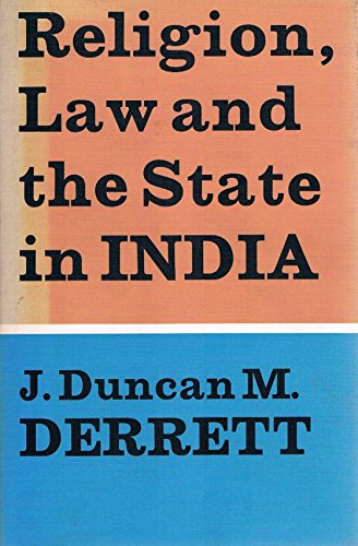 9780571084784: Religion, Law and the State in India