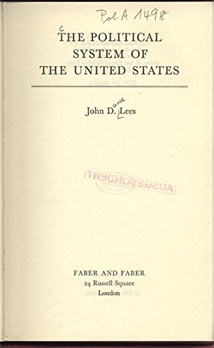 Beispielbild fr Political System of the United States zum Verkauf von Better World Books
