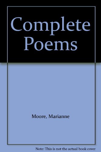 Complete Poems (9780571085330) by Marianne Moore