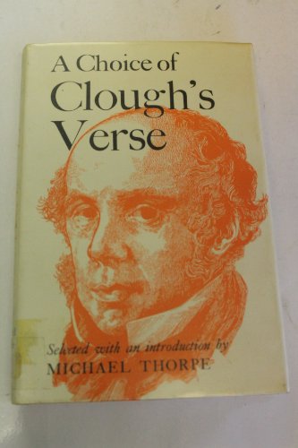 9780571086856: A choice of Clough's verse;