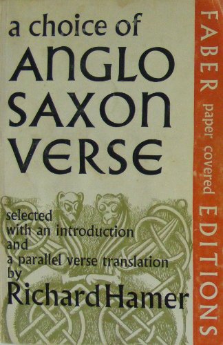 Imagen de archivo de A Choice of Anglo-Saxon Verse a la venta por ThriftBooks-Dallas