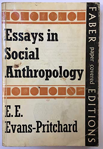 Stock image for Essays in Social Anthropology for sale by ThriftBooks-Atlanta