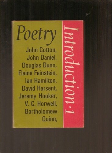 Imagen de archivo de Poetry: Introduction 1. a la venta por Wittenborn Art Books
