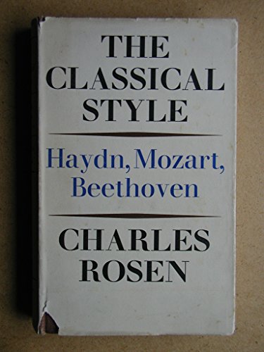 9780571091188: Classical Style: Haydn, Mozart, Beethoven