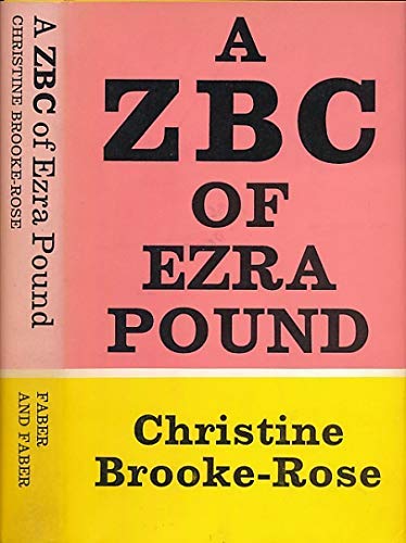 Stock image for A ZBC of Ezra Pound for sale by Better World Books