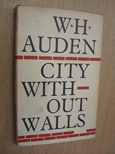 9780571091508: City without Walls and Other Poems
