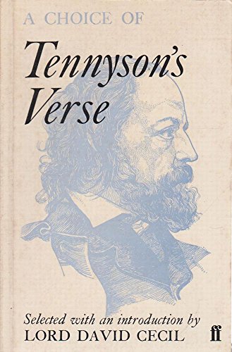 9780571091843: Choice of Tennyson's Verse