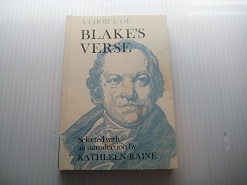 Imagen de archivo de Choice of Blake's Verse a la venta por HPB-Emerald