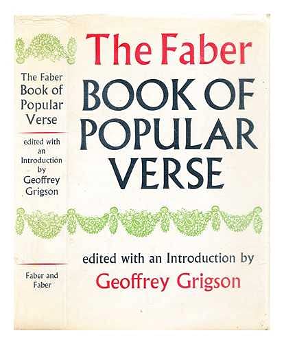 Beispielbild fr Faber Book of Popular Verse zum Verkauf von WorldofBooks