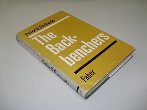 The backbenchers (9780571097524) by Richards, Peter G