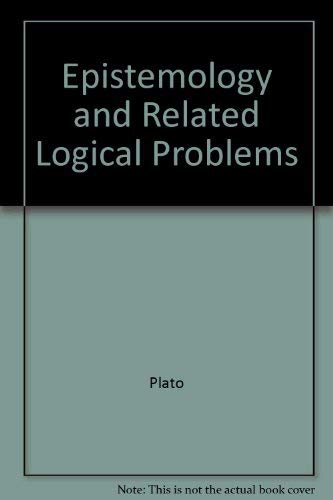Stock image for Plato's Epistemology and Related Logical Problems for sale by Renaissance Books