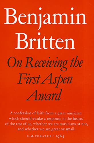 Stock image for On Receiving the First Aspen Award for sale by Anybook.com