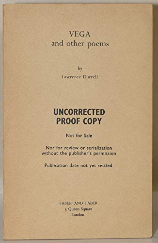 9780571102464: Vega and Other Poems