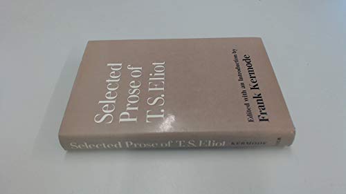 9780571102631: Selected Prose