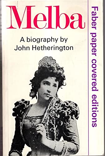 9780571102860: Melba: A Biography