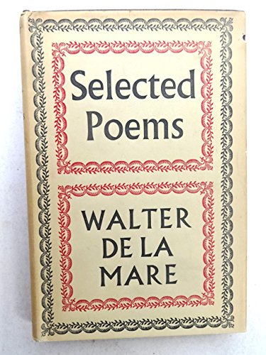 Imagen de archivo de SELECTED POEMS. a la venta por Cambridge Rare Books