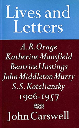 9780571105960: Lives and Letters