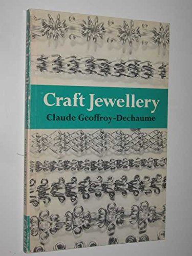 Beispielbild fr Craft Jewellery zum Verkauf von WorldofBooks