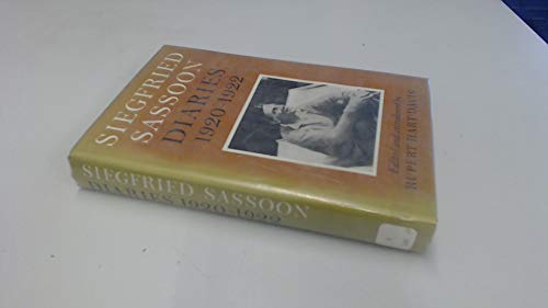 Siegfried Sassoon: Diaries, 1920-1922