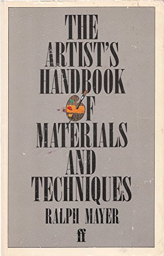 Stock image for The Artist's Handbook of Materials and Techniques for sale by Better World Books