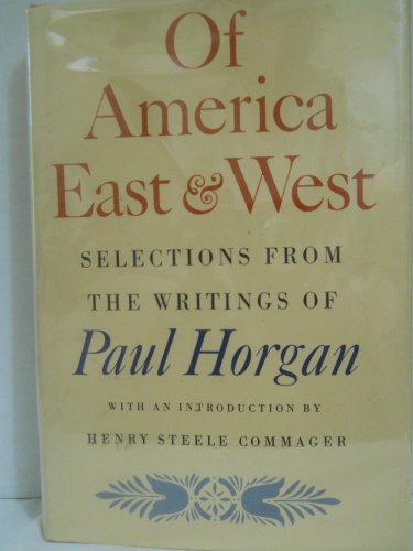 Imagen de archivo de Of America East and West a la venta por ThriftBooks-Atlanta