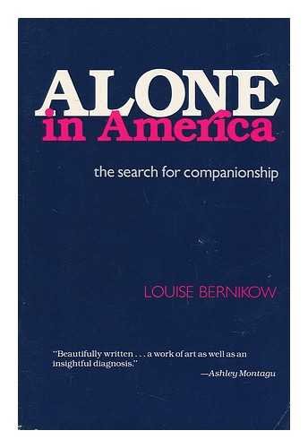 9780571129638: Alone in America: The Search for Companionship