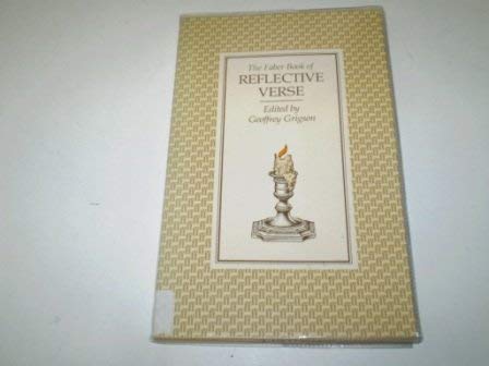 Beispielbild fr Faber Book of Reflective Verse zum Verkauf von Libreria IV Fontane S.a.S