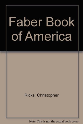9780571144068: Faber Book of America