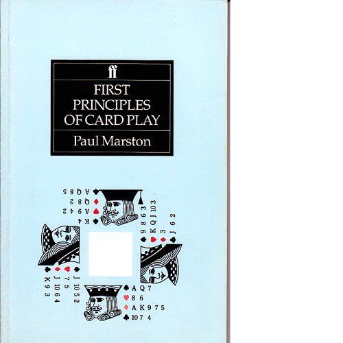 9780571144433: First Principles of Card Play