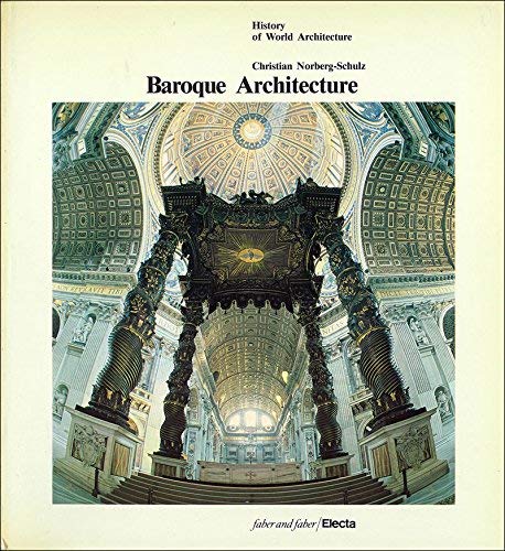 9780571146000: Baroque Architecture (History of World Architecture)