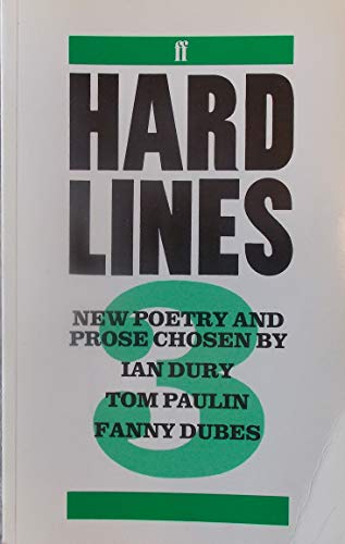 Stock image for Hard Lines: No. 3: New Poetry and Prose for sale by Reuseabook